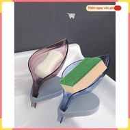 Set of 2 Leaf Clean Toiletries Soap Trays Always Dry ️Green Home ️