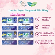 Laurier Super SlimGuard Nighttime Sanitary Napkin Super Thin 1mm 35cm 40cm 8 Pieces