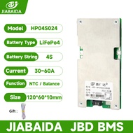 JBD BMS LiFePo4 4S 12V Battery Management System 30A 40A 60A Continuous Current JIABAIDA BMS Balance