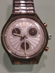 中古Swatch 5824 計時表，瑞士做，細三針，Chorno， Rolex Submariner Daytona Seiko 精工 Tudor