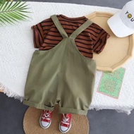 Setelan Baju Kodok Anak Laki-Laki Dan Perempuan Usia 6 Bulan - 5 Tahun Import Katun / Pakaian Bayi M