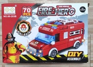 消防車 積木車 / lego車 玩具