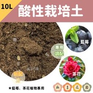 現貨【全館滿490免運】＃達人配方＃ 酸性栽培土 藍莓 茶花 梔子花 食蟲植物 喜酸植物專用 介質 10公升【麻吉花園】