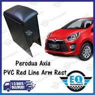 PERODUA AXIA PVC Red Line Arm Rest