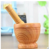 [READY STOCK] Lesung Batu | Lesung Kayu | Mortar And Pestle