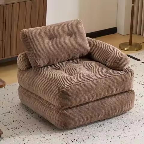 Sofa Bed with Armrest,Convertible Sleeper Chair for Adults, Folding Sofa Bed Foam Filling Couch with