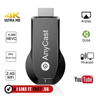 [IN STOCK] Anycast M100 4K 1080P Wireless Display Adapter, 2.4G or 2.4/5G WiFi Display Dongle HDMI S