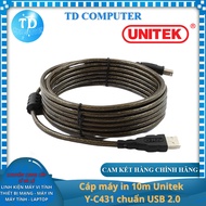 Unitek Y-C431 USB 2.0 standard 10m printer cable - Genuine product