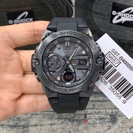 CASIO G-SHOCK GST-B400BB-1A G-STEEL fusion of metal and resin components in a popular all-black G-SH