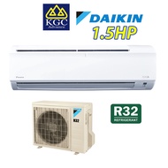 Daikin (1.5HP) FTV35PBV1MF / RV35PBV1M R32 Non Inverter Gin-Ion Blue Filter Air Conditioner (WIFI)