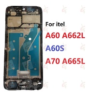 LCD front frame for itel A60S A60 A70 Body Bezel Plate A662L A665L A662LM