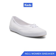KEDS รองเท้าผ้าใบ แบบสวม รุ่น THE MINI CANVAS สีขาว ( WF67065 )