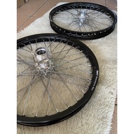 y15 y15zr y125 125 lc135 y125zr alloy RIM SET alloy hub gantang sprint test hub sprint hub 1.40/1.40x17