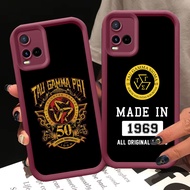 A-11 Triskelion TAU Case for VIVO Y02t Y21 Y02a Y33s Y02 Y21a Y21e Y21s Y33t Wine Red