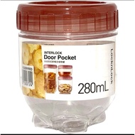 MERAH Locknlock Interlock Door Pocket INL202NYRED 280 RedML 280mL Food Container