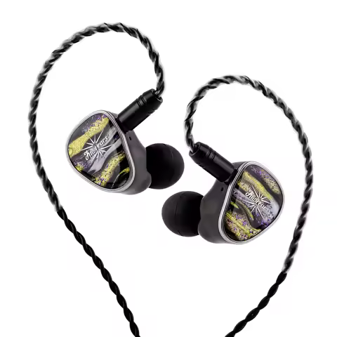 Kiwi Ears Étude Beryllium DD + 3BA + Vibration Transducer HIFI IEM Earphone with Precision Tuning Wi