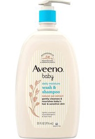 Aveeno Baby 嬰兒天然燕麥沐浴洗髮露 (976ml)