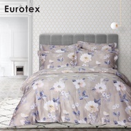 Eurotex Celestine, 1200TC 100% TENCEL™ Fibers, Printed, Bed Set, Genette(Fitted sheet, Quilt cover, 