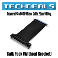 Tecware PCIe3.0 GPU Riser Cable 20cm 90 Deg. Bulk Pack (Without Bracket)
