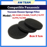Compatible PANASONIC Vacuum Cleaner Sponge Filter MC-CL561 MC-CL563 MC-CL565 MC-CL571 MC-CL777 MC-CL