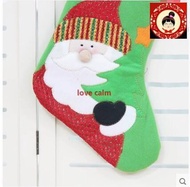 LANGSEN LARGE Christmas stocking santa socks socks christmas gift bag christmas gift christmas decor