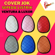 Cover Sarung Jok Sepeda Listrik Exotic Luxor & Pacific Ventura R5 R3 Motif Wajik - Kulit Sintetis