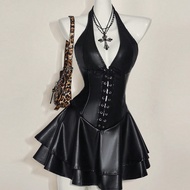 Women's Y2k Fashionable Gyaru Concert Women Outfit Club Party Festival Rave Outfit Y2k Going Out Cro