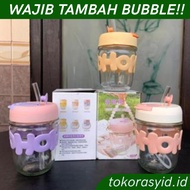 HOHO Glass Cup HOHO Glass Tumbler Aesthetic Straw Box WHOLESALE RANDOM