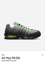 Nike Air Max 95 OG Black/Neon Men US7 40