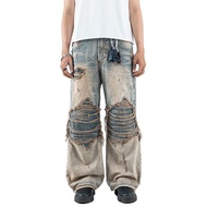 H1 baggy tri biker - Cream Stone - Jeans