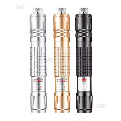 Three Color Green Light Lazer Pointer with 5Pcs Caps Adjustable Focus 018 Model Multi-function Combi