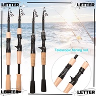 LET Portable Fishing Rod, 1.5M-2.4M fiberglass Telescopic fishing rod,  Casting Mini Spinning fiberglass Lure Rod Travel Fishing Equipment