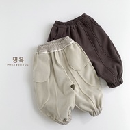 [GAO Kids Hue] 2-line hybrid fleece pants 80-130
