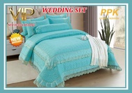 Readystock Set Cadar Pengantin Beropol Set 7 IN 1  6 IN 1 Ropol Cadar Pengantin  cadar pengantin put