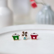 復古電風扇 小時候記憶  夾式耳環 台灣文化 新年禮物