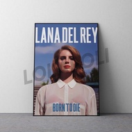 Wooden Poster Wall Decoration - Born To Die Lana Del REY