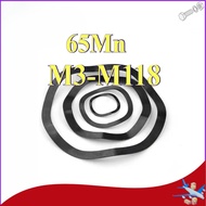65MN Manganese Steel Wave Washer, Spring Elastic Bearing Wave Washer, Wave Wave Washer, Black Wave W