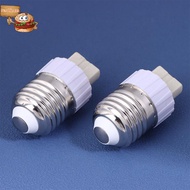 sun 1/6Pcs E27 To G9 Lamp Converter Bulb Adapter Lamp Holder Converter White Conversion Screw Head B