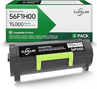 LLAOLLAO 56F1H00 Toner Replacement for Lexmark 56F1H00 Black Toner Cartridge High Yield for MS321 MS