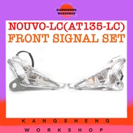 YAMAHA AT135-LC(NOUVO-LC) FRONT SIGNAL SET ~ *WHITE(CLEAR)* (AT 135 LC/NOUVOLC/AT135LC)