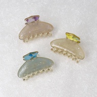 Jewel epo's Osawaya hairpin, with dried flower, glitter, transparent, stone and colorful patterns BS