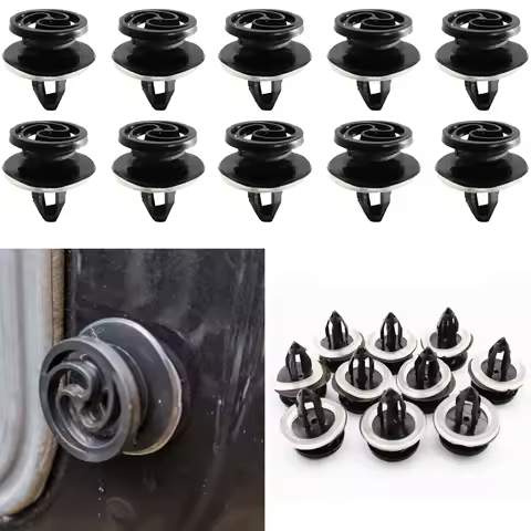 10x Plastics Clips For Audi A3 8P A4 B6 B7 Interior Door Card Fastener Clips Trim Panel Mounting Aut