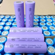 ถ่านชาร์จลิเธียม Lion 18650 แบตเตอรี่ชาร์จได้ 4.2 โวลต์  1.2A 1.8A 2A 2.2A 2.6A 3.4A ราคาต่อ 1 ก้อน 