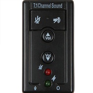Mini Usb 2.0 3d Virtual 480mbps External 7.1 Channel Audio Sound Card Adapter