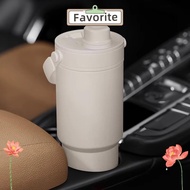FAVORITEGOODS Cold Coffee Cup, 24OZ 735ML Travel Mug, Easy to Use Insulated Inner Ceramics Portable 