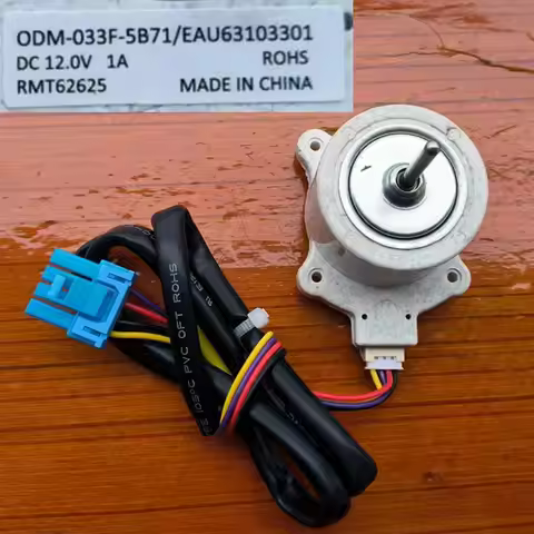 Fan Motor EAU63103301 For LG Refrigerator ODM-033F-5B71 DC 12V 1A Fridge Radiator Freezer Parts