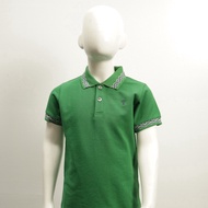 COLLEZIONE C2 22BT1K012 GREEN Pique Polo Shirt KIDS Polo Shirt Casual Wear KIDS Key logo Filipino.