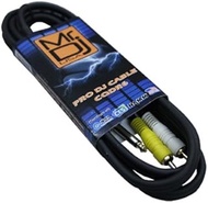 Mr. Dj CQDR6 6-Feet 1/4-Inch Male to Dual RCA Male Cable