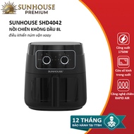 SUNHOUSE SHD4042 oil-free fryer, 8L capacity, 1750W capacity -