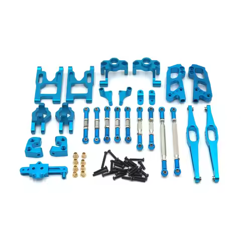 For Wltoys 1/12 12423 12427 12428 Flyover RC car accessories Metal upgrade Set of 10 Suit Upgrades P